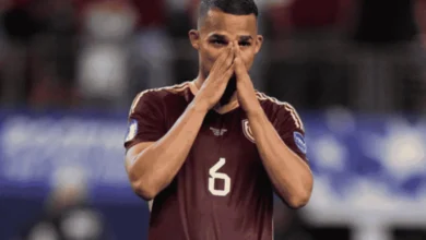 Yangel Herrera salió por lesión en el partido de Venezuela ante Brasil