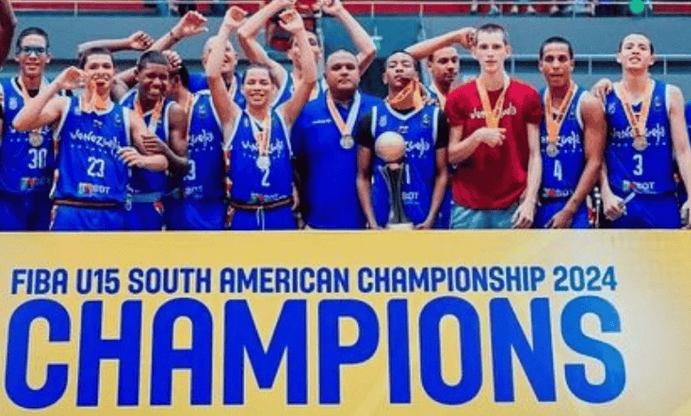 Venezuela se consagó campeona del Sudamericano U15 de Baloncesto