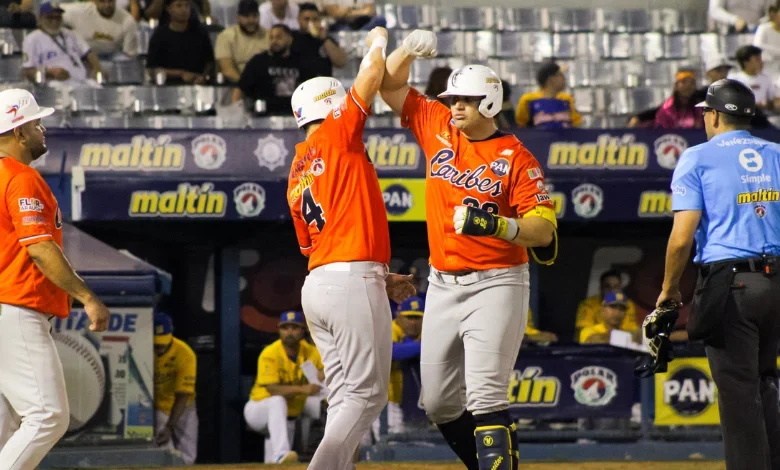 Caribes domó al Magallanes por la vía de los batazos