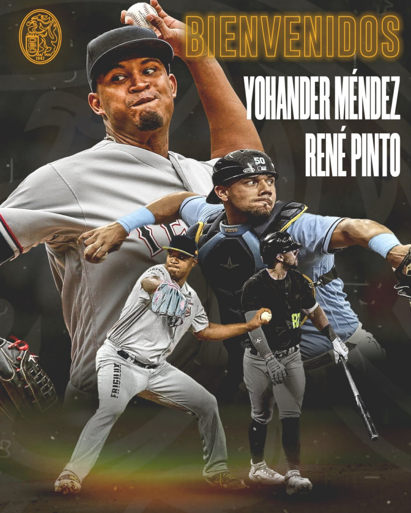 Diseño Leones bienvenida a Yohander y René