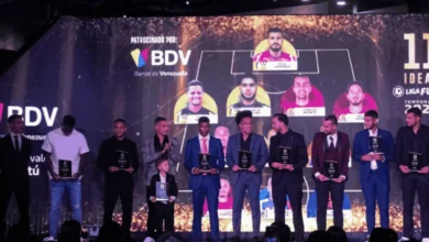 Liga FUTVE celebró su gala anual y premió a los mejores de 2024