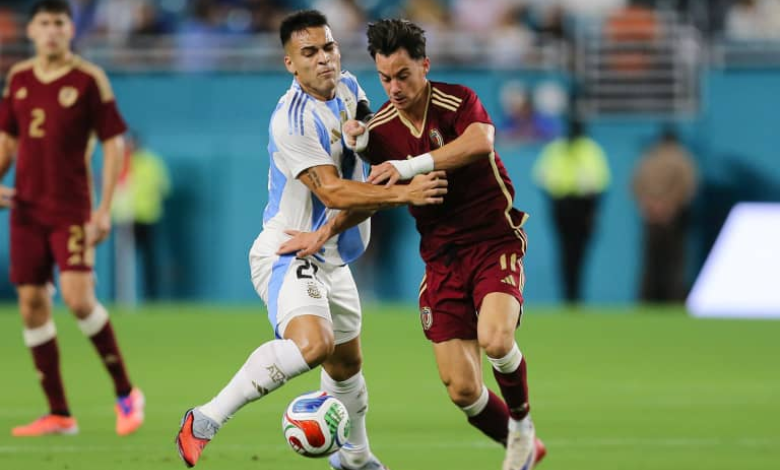 La vinotinto cayó ante Argentina en amistoso internacional