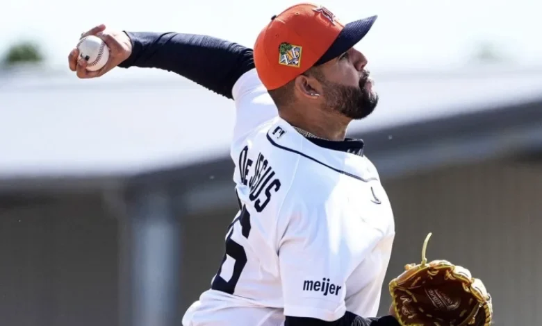 Enmanuel de Jesús regresó a las Grandes Ligas con Detroit